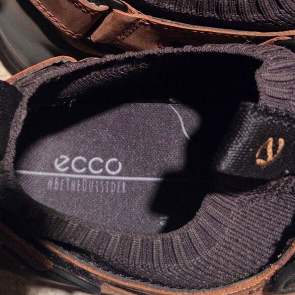 Ecco Mens Offroad Explorer Nubuck Hiking Shoes Size13-13.5 Cocoa Brown Leather main image 7